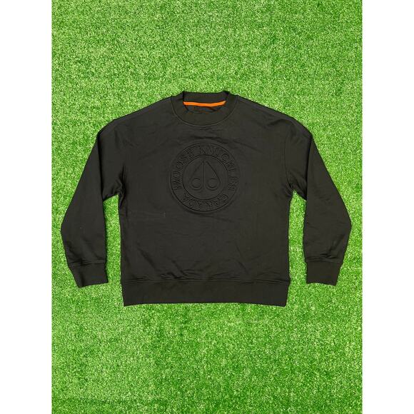 Moose Knuckles Homecrest Sweatshirt Black SZ Large